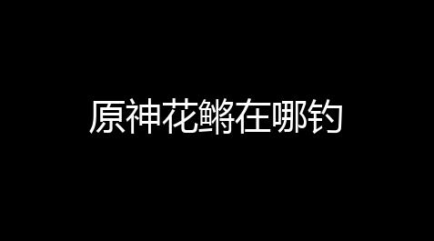 原神花鳉在哪钓_永劫无间手游外挂网站